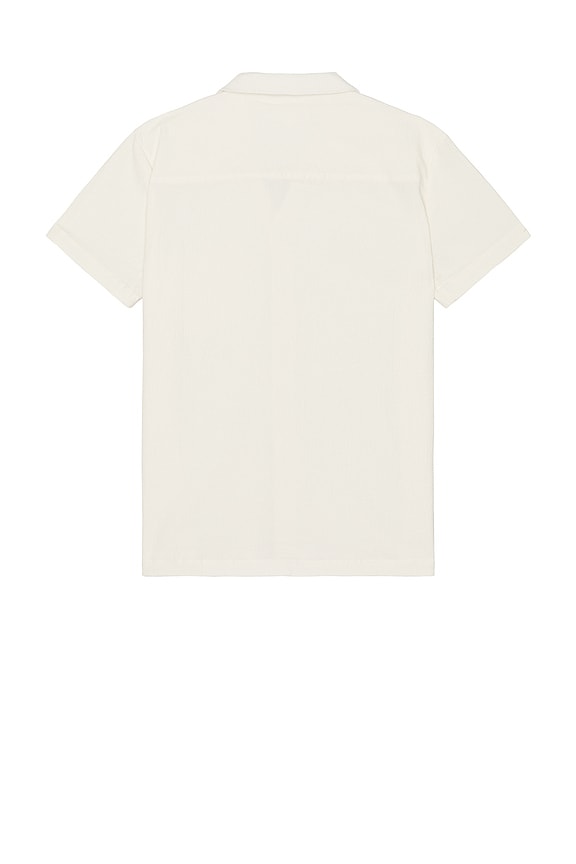 view 2 of 4 Seersucker Camp Shirt in White