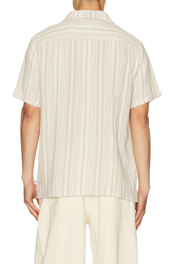 view 2 of 5 BASKET WEAVE キャンプシャツ in Tan