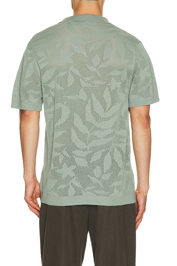 view 2 of 4 Sweater Knit Polo in Sage