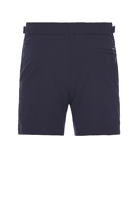 view 2 of 5 Microseersucker Swim Short in Navy