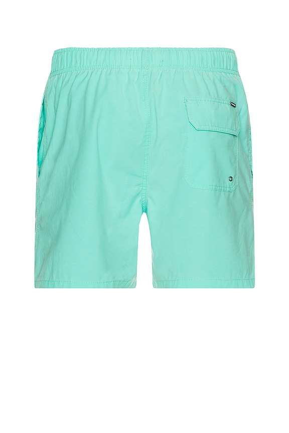 view 2 of 3 Vintage Wash Volley Swim Short in Teal