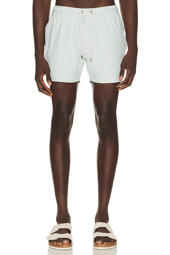 view 1 of 5 Stripe Knit Shortie Volley in Sage