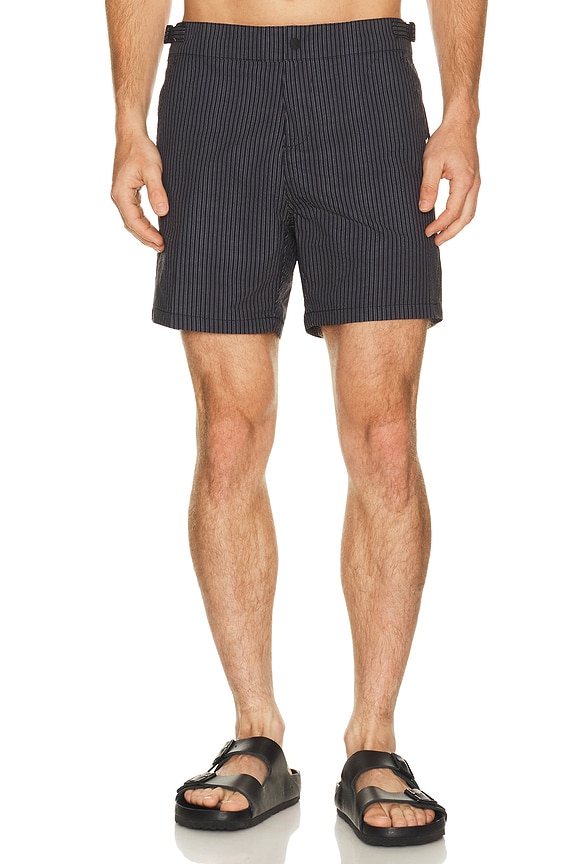 view 1 of 5 TRUNKS NATACIÓN MICROSEERSUCKER in Black