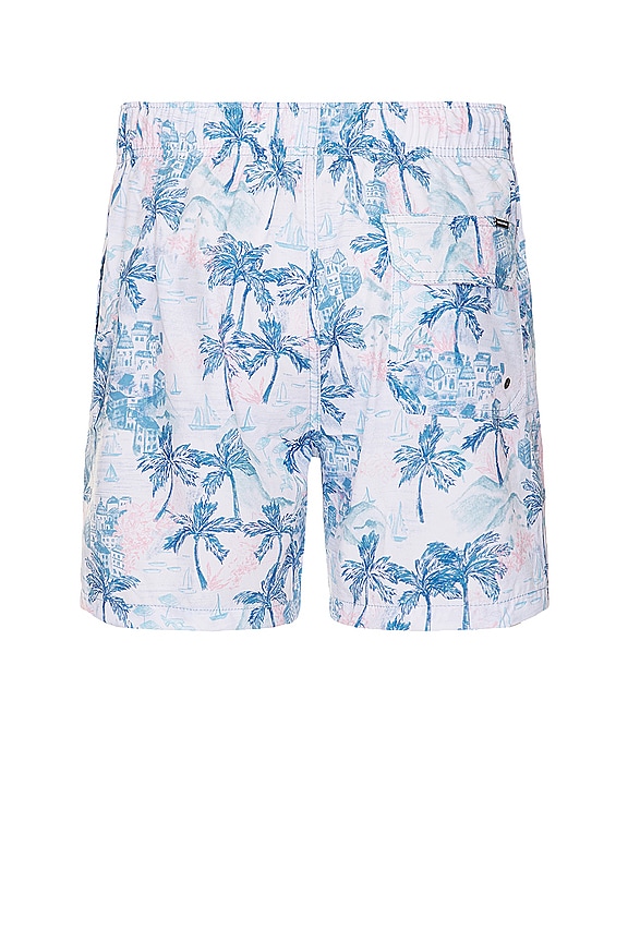 view 2 of 3 4 Way Stretch Volleys Swim Short in Blue