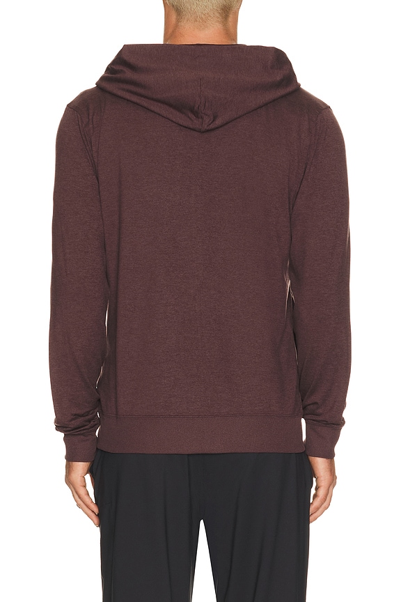 view 2 of 4 Ponto Full Zip Hoodie in Boysenberry Heathe