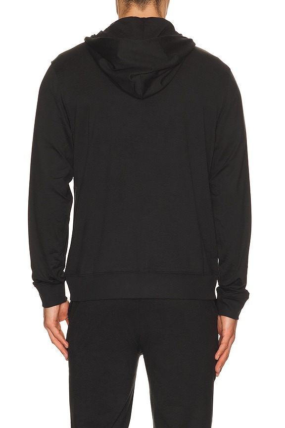 view 2 of 4 Ponto Full Zip Hoodie in Black Heather