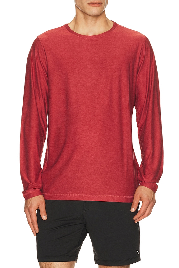 view 1 of 4 T-SHIRT STRATO in Fire Heather