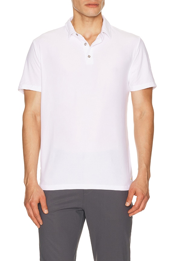 view 1 of 4 Strato Tech Polo in White