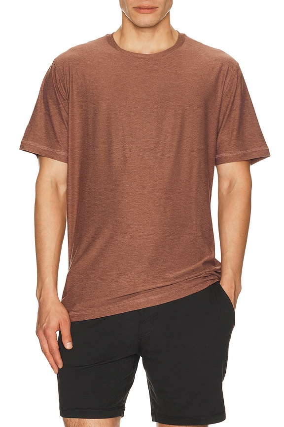 view 1 of 4 Strato Tech Tee in Sable Heather