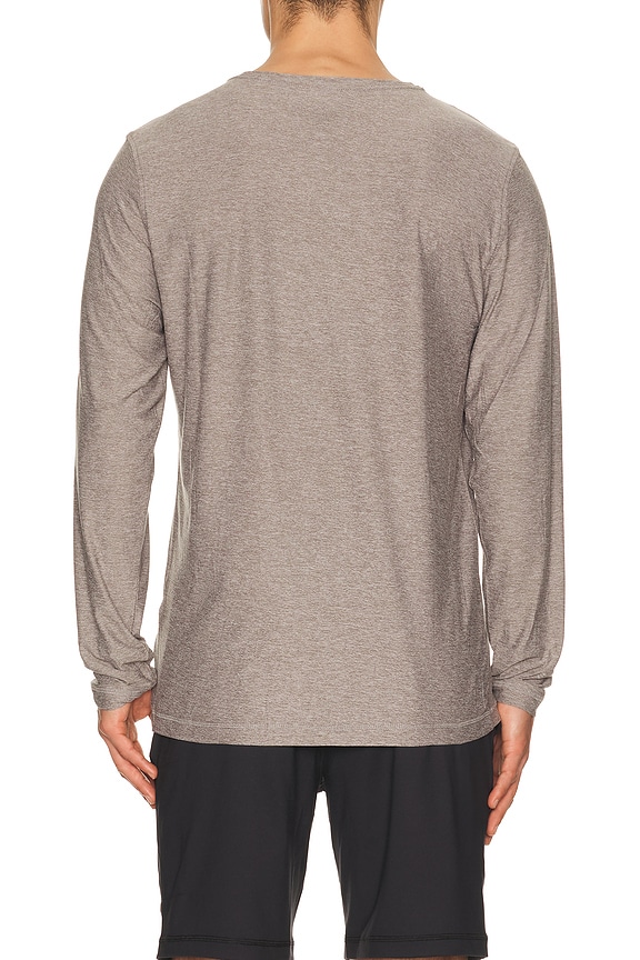view 2 of 4 Strato Tech Long Sleeve Tee in Heather Grey