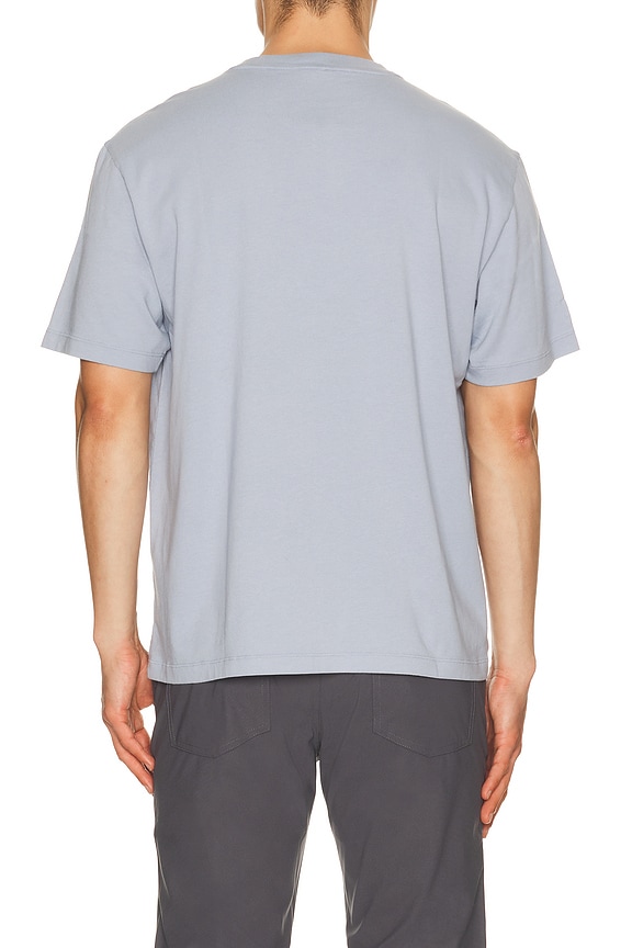 view 2 of 4 Heavyweight Relaxed Tee in Blue Dusk