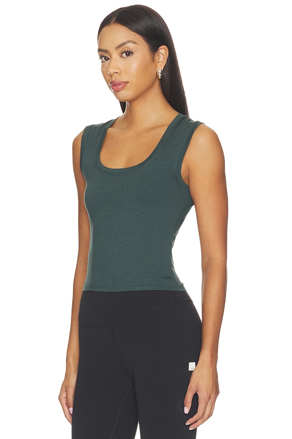view 2 of 5 TOP DÉBARDEUR  HALO ESSENTIAL  in Hemlock Heather