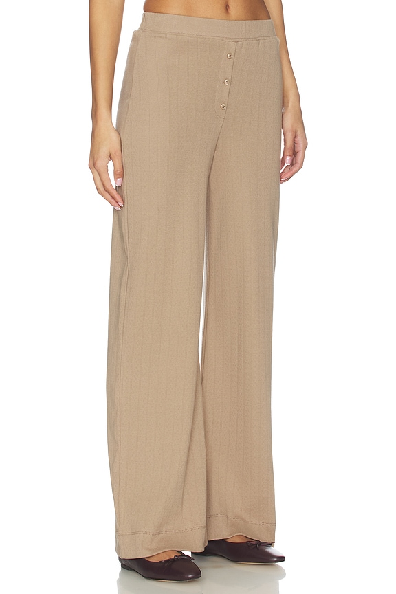 view 2 of 6 Pointelle Lounge Pant in Bark