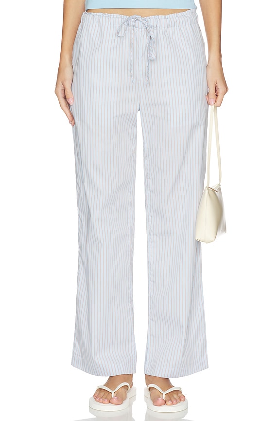 view 1 of 6 PANTALON RAYÉ CLARA in Seaside Stripe