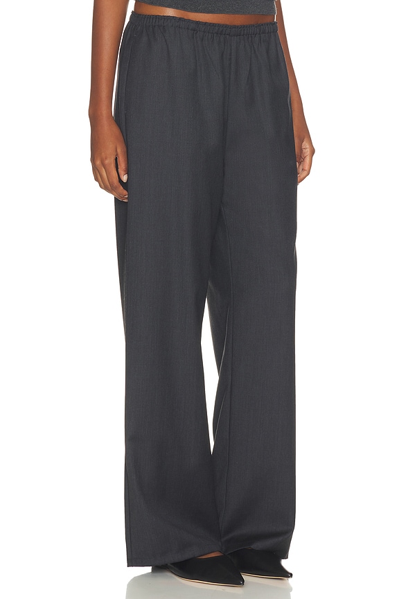 view 2 of 6 PANTALÓN DE LANA JOANNA  in Anthracite