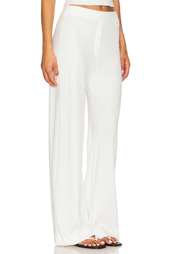 view 2 of 6 Pointelle Lounge Pant in Coconut