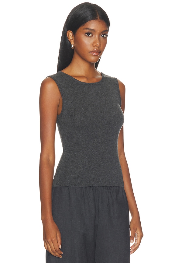 view 2 of 4 CAMISETA TIRANTES ESCOTE ATRÁS IRIS  in Anthracite