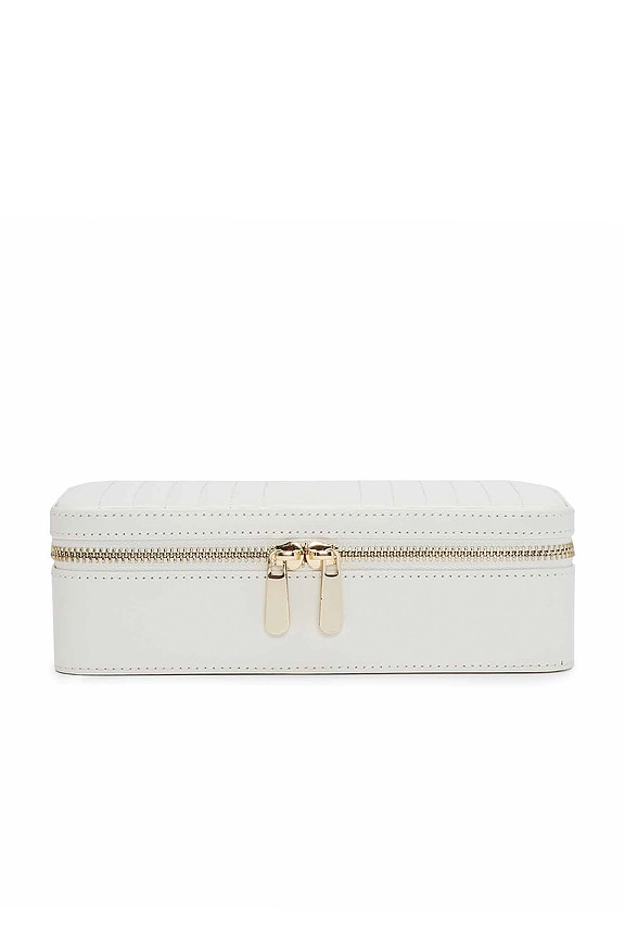 view 1 of 5 Maria Medium Zip Case in White