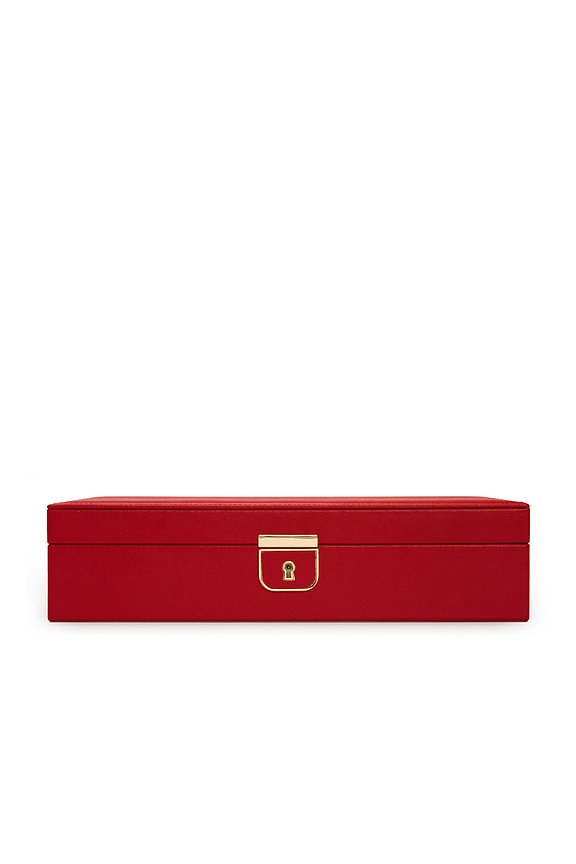 view 1 of 4 Palermo Medium Jewelry Box in Red