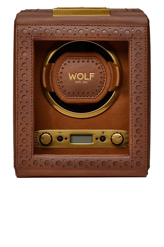 view 1 of 6 Brogue Single Winder in Burnished Brown