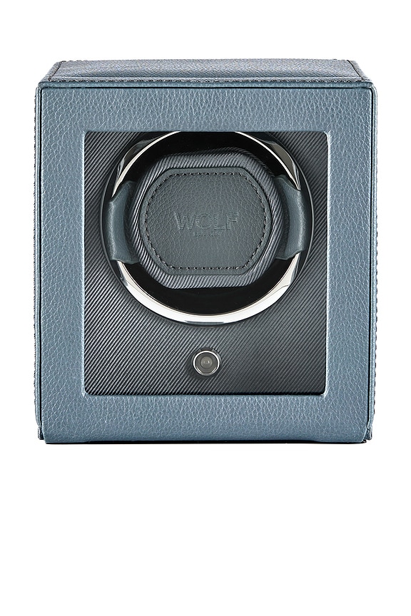 view 1 of 5 Cub Single Watch Winder With Cover in Future Grey