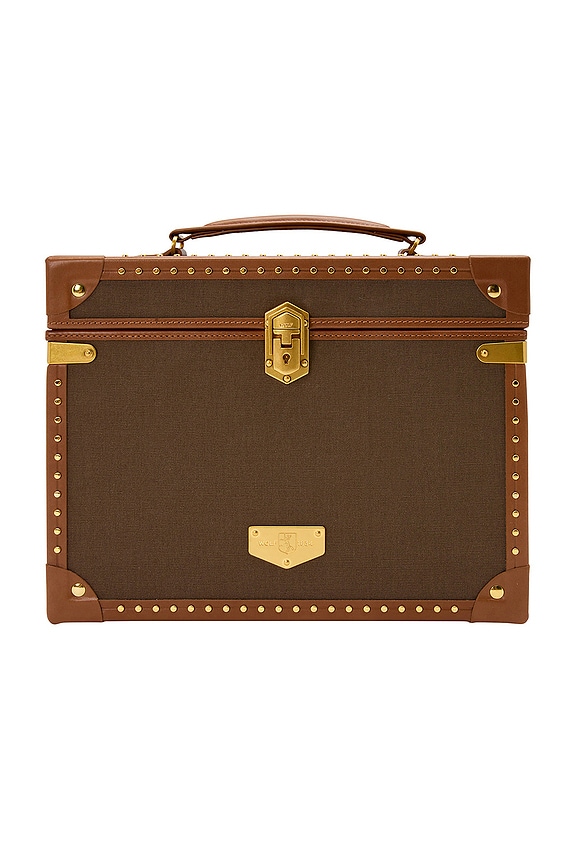 view 1 of 5 Ida Trunk Jewelry Box in Khaki