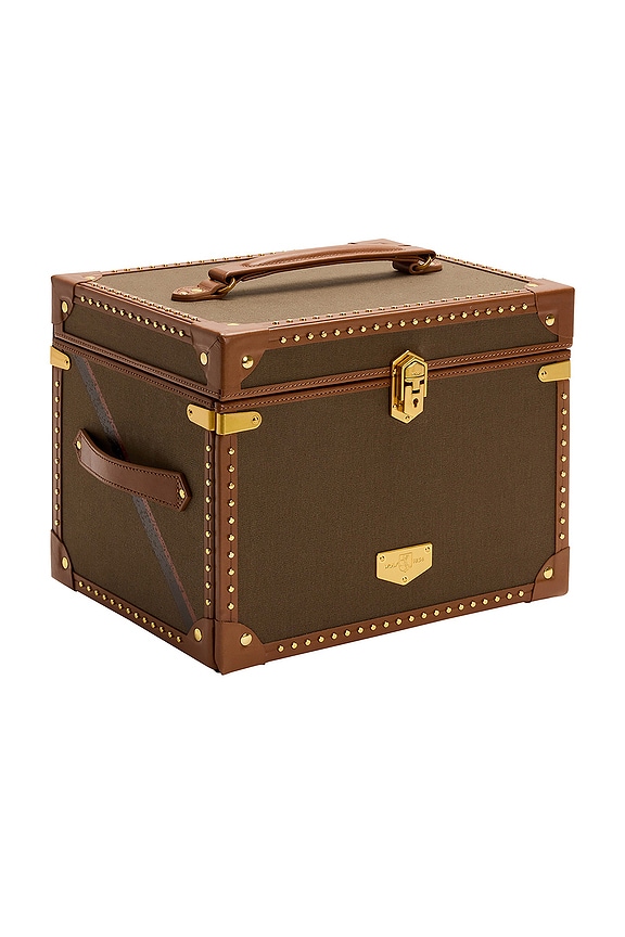 view 2 of 5 Ida Trunk Jewelry Box in Khaki