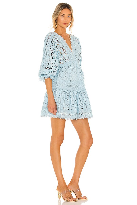 view 2 of 3 Amante Sky Mini Dress in Sky Blue
