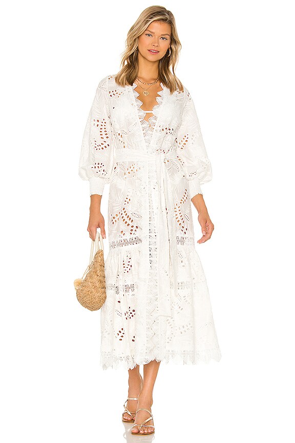 view 2 of 4 Vistamar Kimono in White