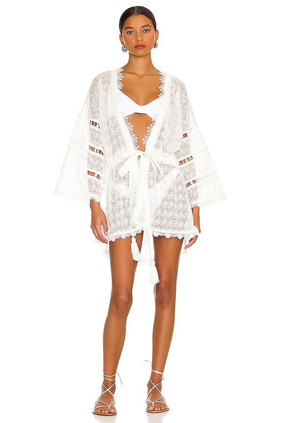 view 2 of 5 Perle Kimono in White