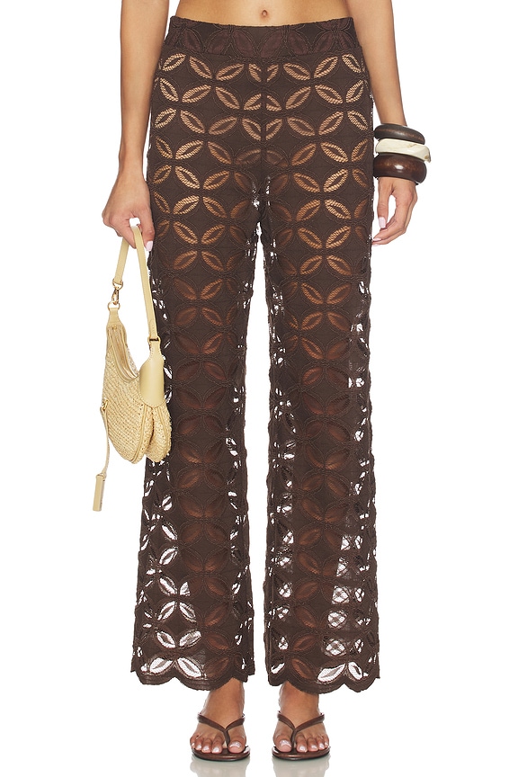 view 1 of 6 Toscana Pant in Chocolate