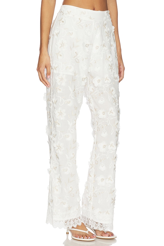 view 2 of 6 PANTALÓN CELIA in White