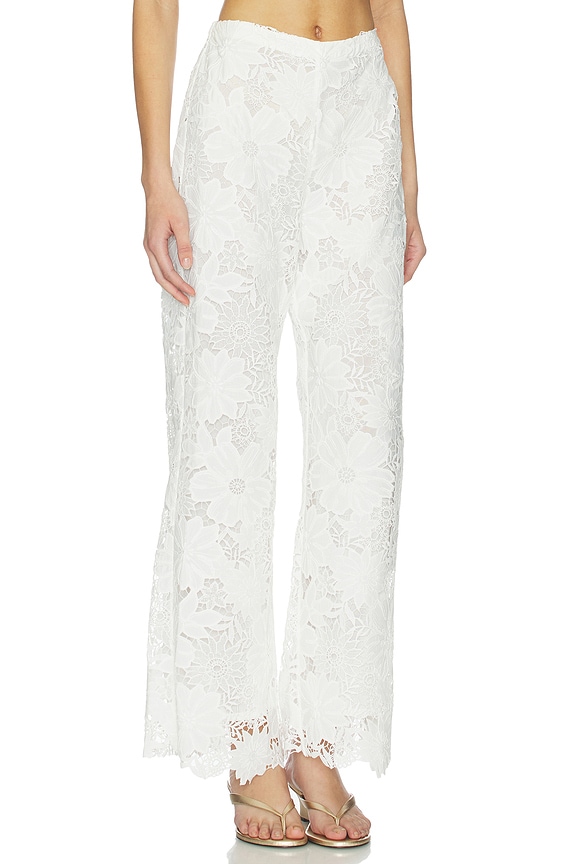 view 2 of 6 PANTALÓN SOLANGE in White