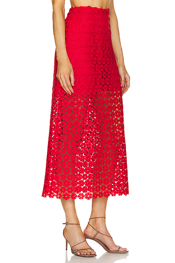 view 2 of 5 FALDA MAXI BROOKE in Radiant Red