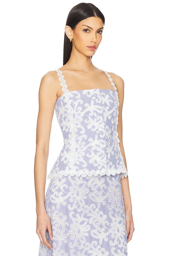 view 2 of 5 Nina Top in Blue