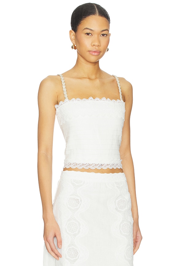 view 2 of 5 Amatista Top in White