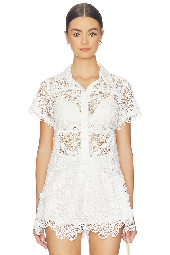 view 1 of 5 Nerissa Top in White