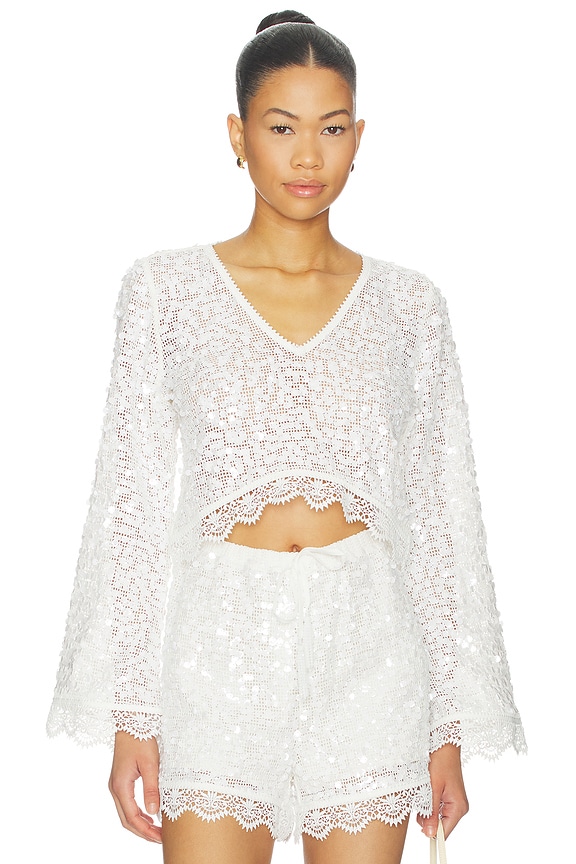 view 1 of 5 Holly Top in White