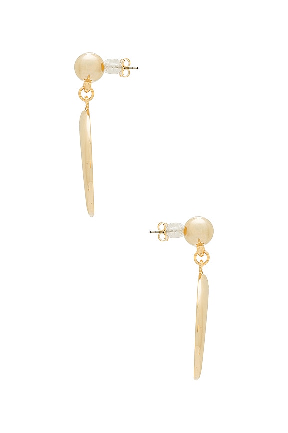 view 2 of 2 Lunette Earrings in Gold