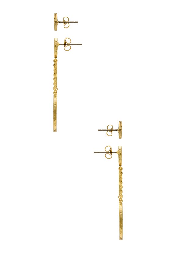 view 2 of 2 Out Of This World Earrings in Gold