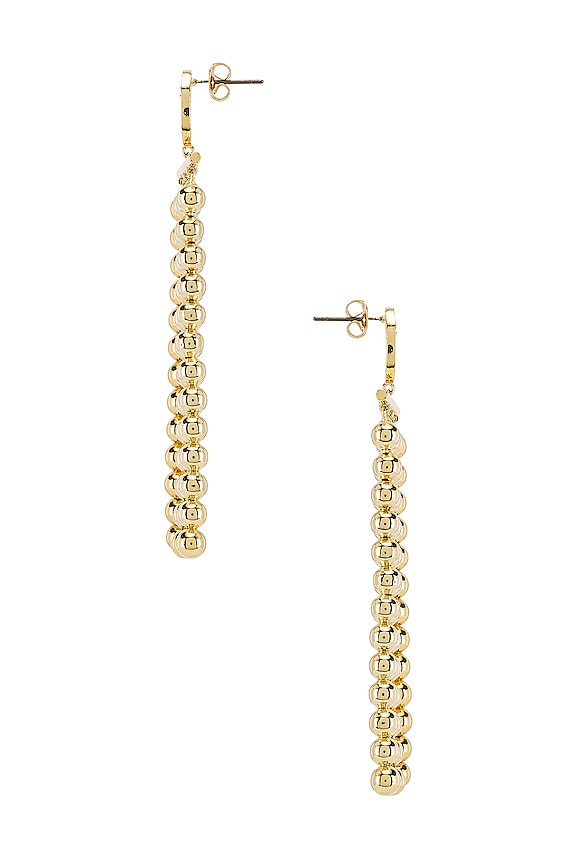 view 2 of 2 Luna Drop Earrings in Gold