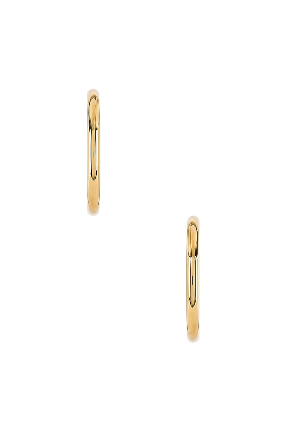 view 2 of 2 PENDIENTES FAYE in Gold