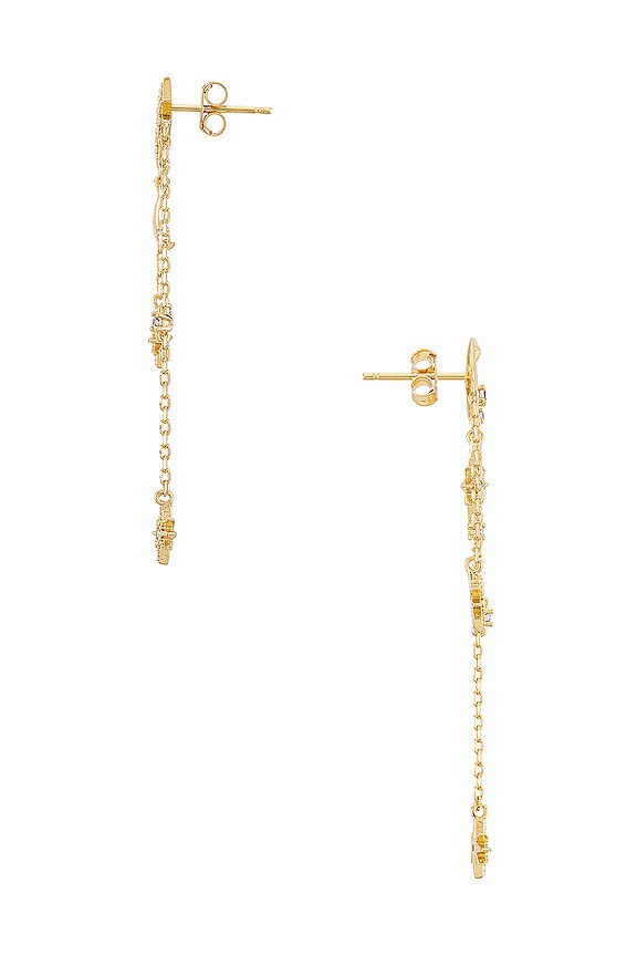 view 2 of 2 PENDIENTES L'ETOILE in Gold