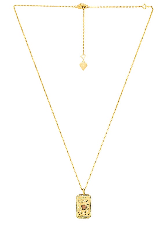 view 1 of 2 COLLAR LE SOLEIL TAROT in Gold
