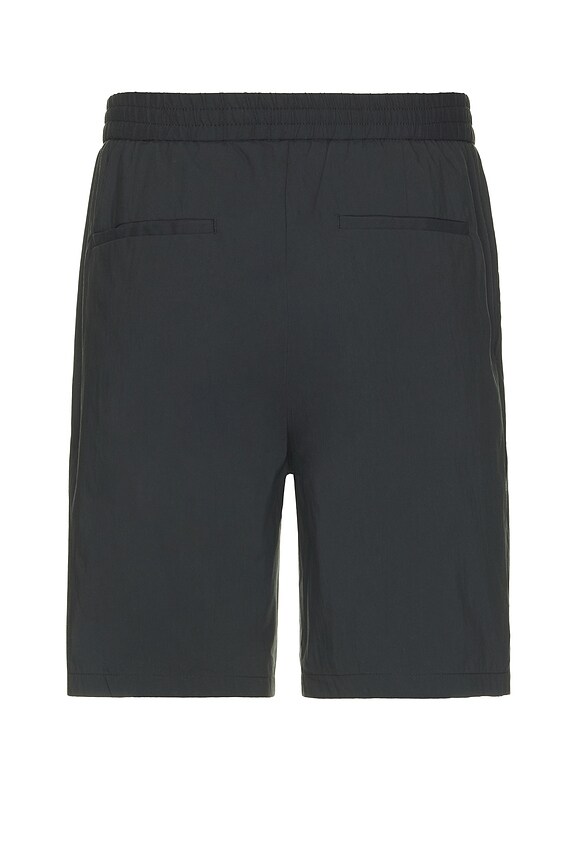 view 2 of 4 Relaxed Nylon Pleated Short in Dark Navy