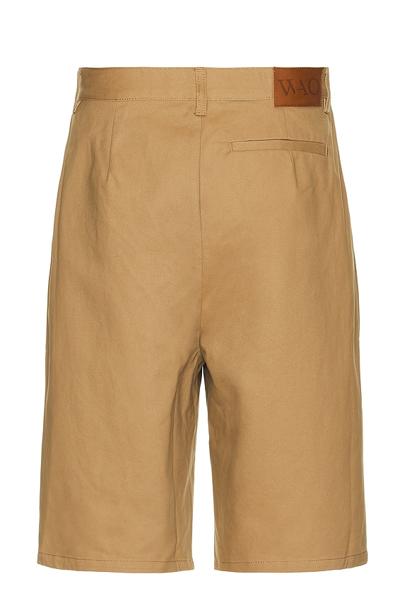 view 2 of 6 The Pleated Short in Brown
