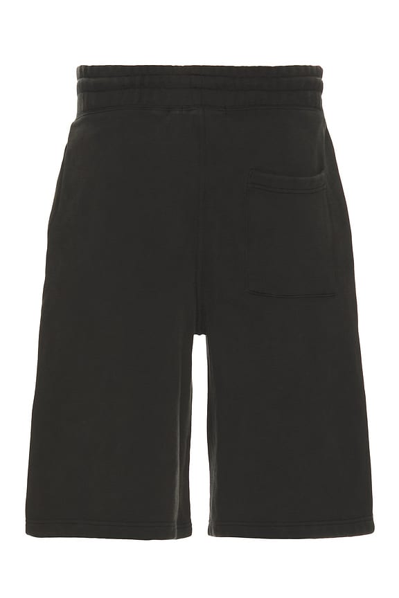 view 2 of 5 Wide Leg Fleece Short in Washed Black