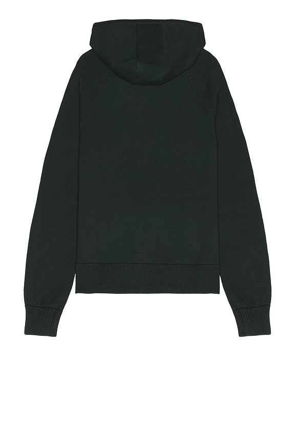 view 2 of 4 Knit Sweater Hoodie in Dark Teal