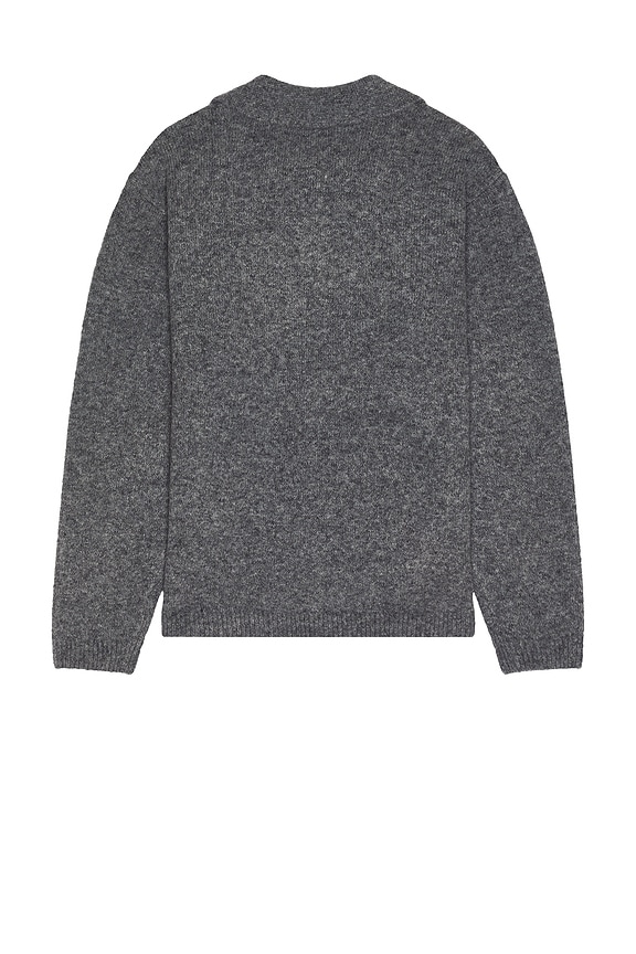 view 2 of 4 Long Sleeve Sweater Polo in Grey