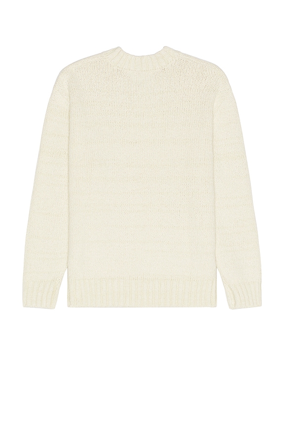 view 2 of 4 Slub Yarn V-neck Sweater in Ivory